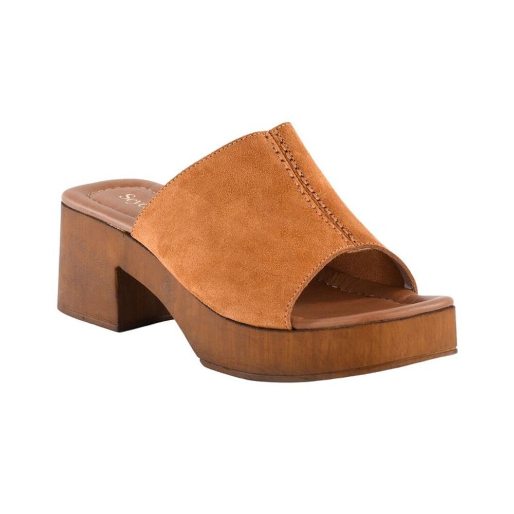 Seychelles Made For Me Leather Slide, Tan